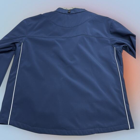 VOLVO Men’s Large Navy Blue Softshell Jacket - Picture 6 of 7